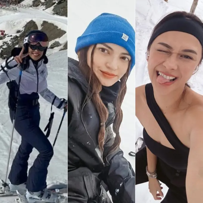 OOTD Artis Tanah Air Main Ski