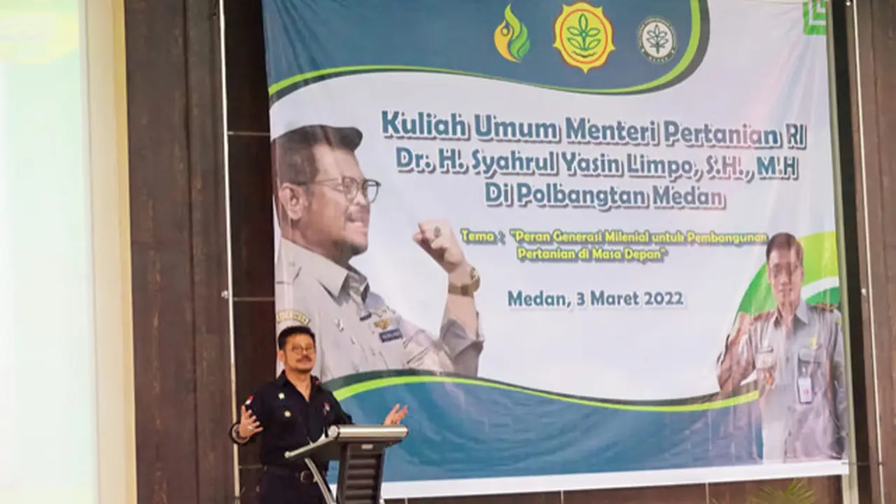 Mentan SYL Paparkan Peran Milenial untuk Pertanian Masa Depan