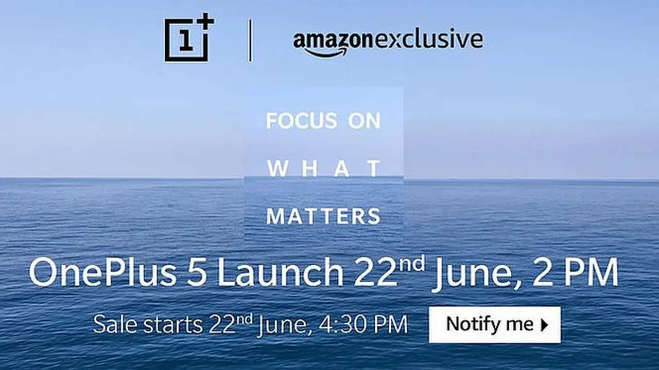 Toko ritel online Amazon India mengumumkan, penjualan smartphone terbaru OnePlus itu akan dimulai pada 22 Juni 2017.