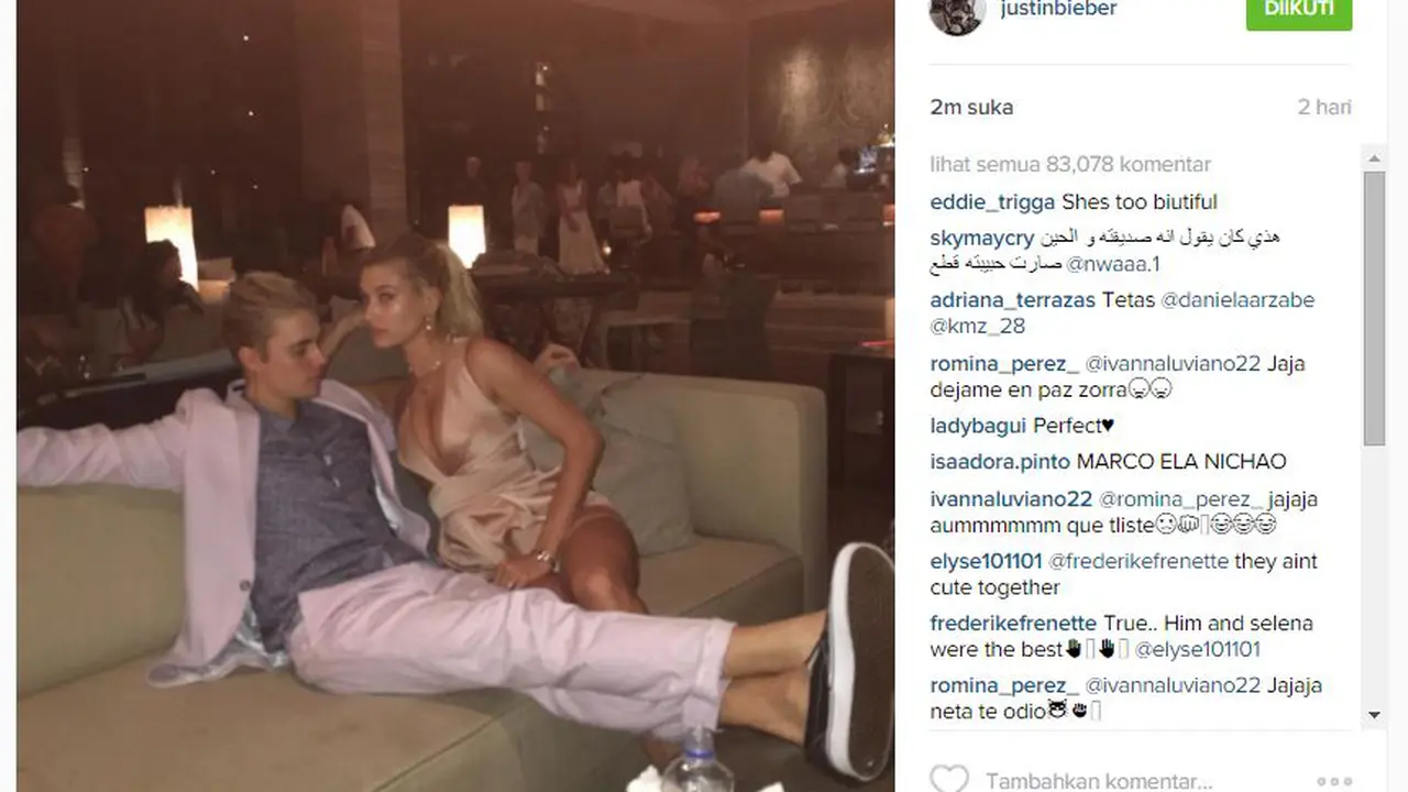 Justin Bieber dan Hailey Baldwin