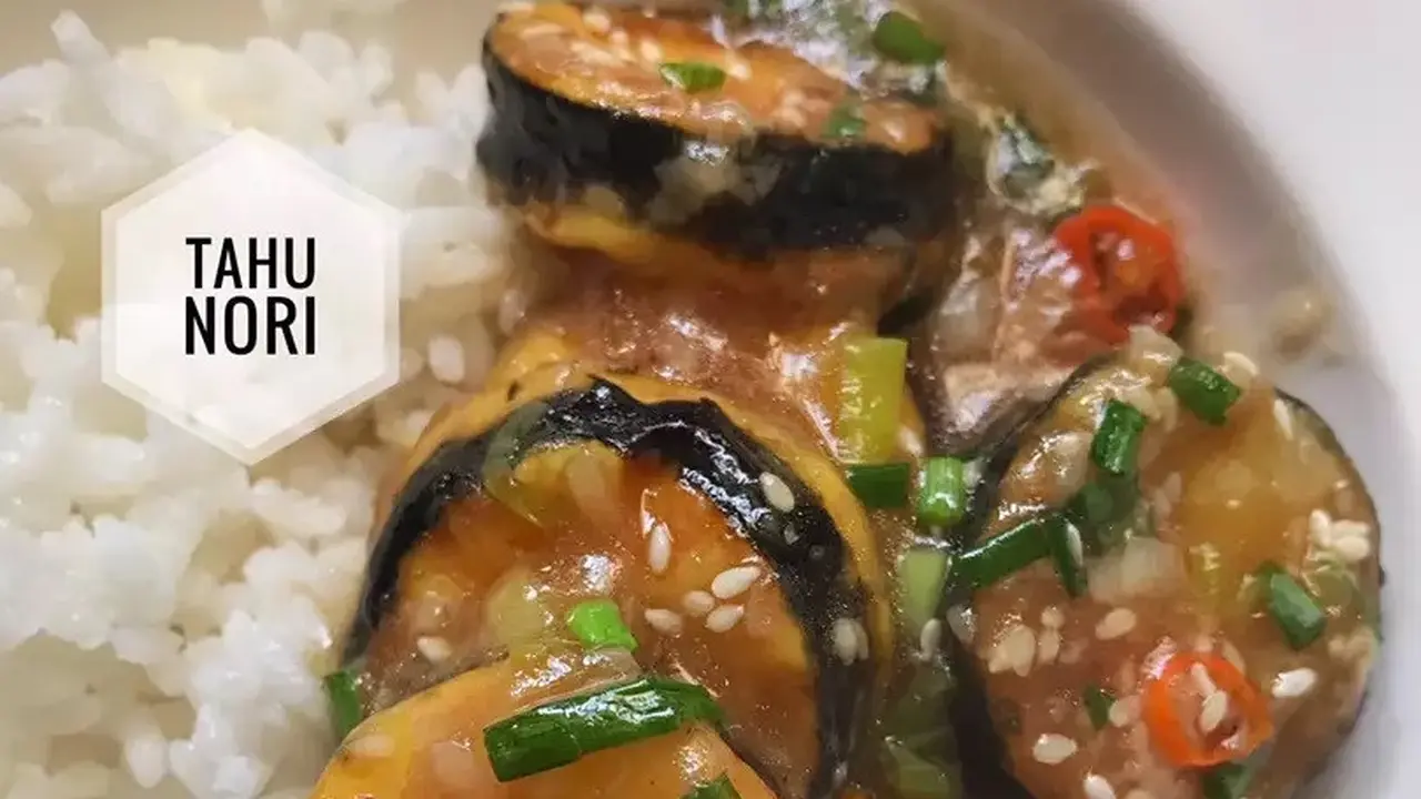 Resep tahu nori. (dok. Cookpad @deeamron)