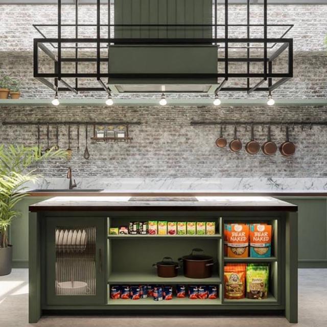 Potret Penampakan Dapur Baru Chef Arnold, Bernuansa Hijau dan Elegan. (Sumber: Instagram/arnoldpo)