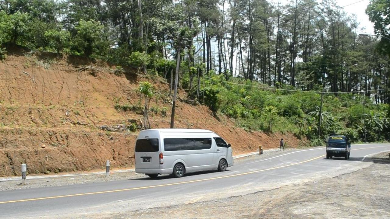 Titik rawan longsor di Sengkala, Lumbir, Banyumas, Jawa Tengah. (Foto: Liputan6.com/Muhamad Ridlo)