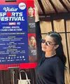 Maria Theodore di Vidio Sport Festival 2026. (Afradhiya NR / LIputan6.com)