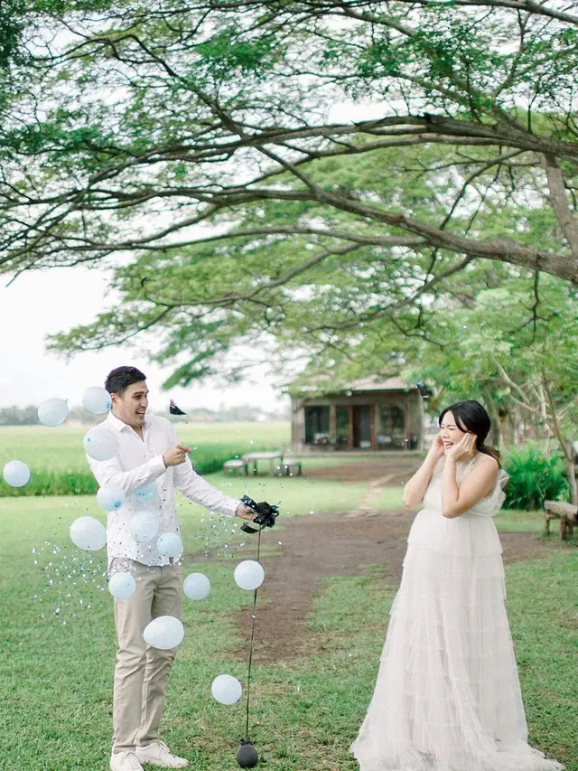 6 Momen Marcel Chandrawinata dan Istri Ungkap Jenis Kelamin Anak Pertama