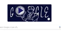 Google merayakan ulang tahun ke-107 S Chandrasekhar dalam Google Doodle, siapakah dia? (Doc. Google Doodle)