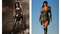 Kostum terbaru Wonder Woman di film Batman v Superman: Dawn of Justice disamakan dengan Xena Warrior Princess, seksi mana?