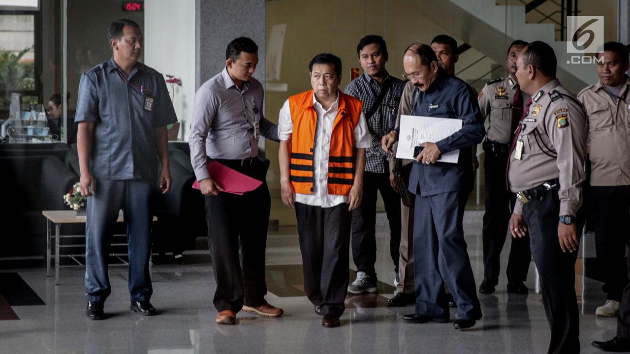 KPK Periksa Setya Novanto Sebagai Tersangka