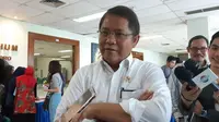 Menkominfo Rudiantara saat ditemui di Kampus Universitas Al-Azhar Indonesia, Jakarta, Rabu (21/3/2018). Liputan6.com/ Agustin Setyo Wardani