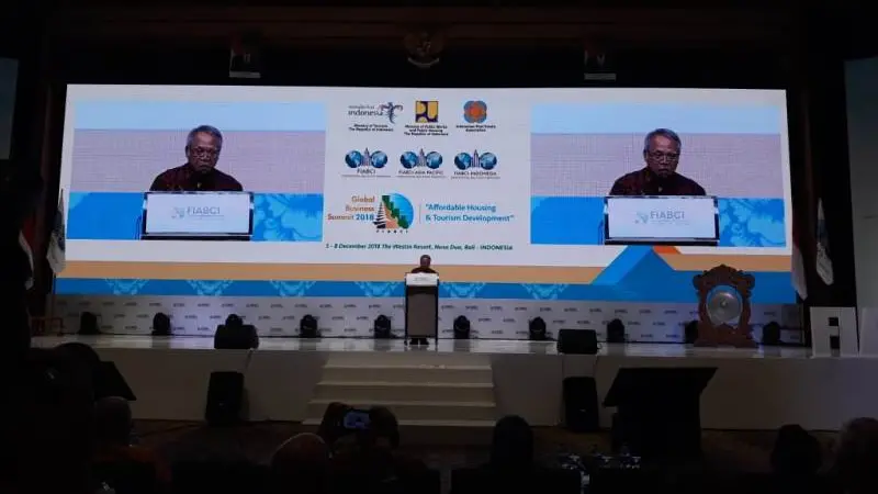 Menteri PUPR Buka FIABCI Global Business Summit 2018 di Bali