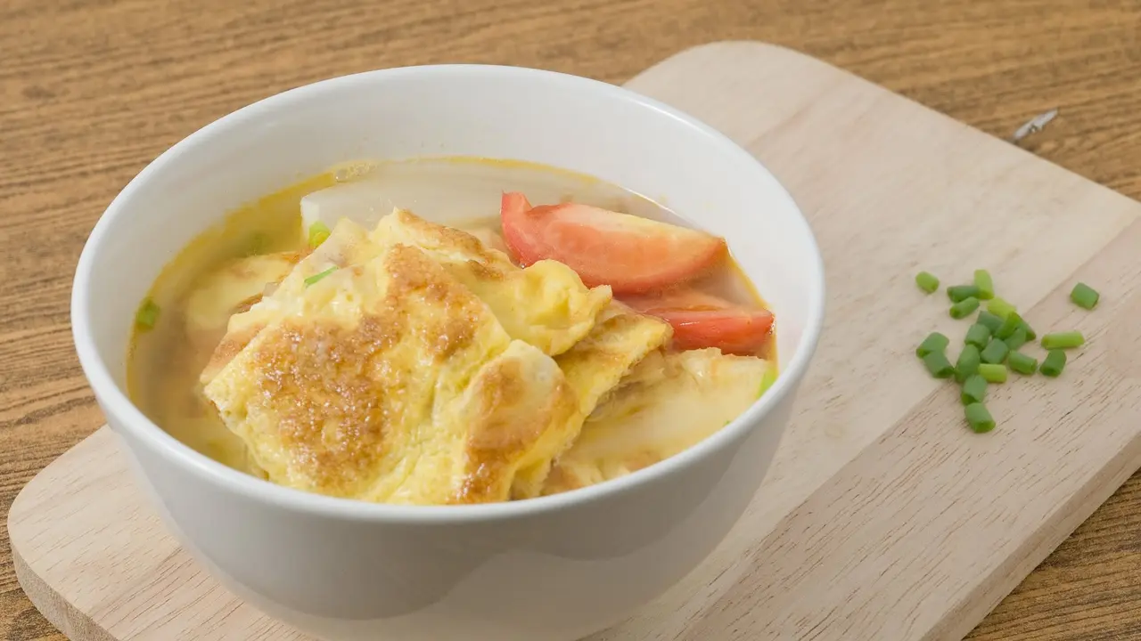 sup telur dadar