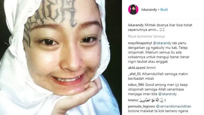 [Bintang] Berhijab tapi Bertato, Cerita Hijrah Mantan Anak Punk Ini Jadi Viral