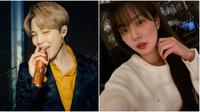 Jimin BTS terlibat rumor kencan dengan aktris&nbsp;Song Da Eun. (Getty Images via AFP/Theo Wargo Instagram @da.eun.da.eun)