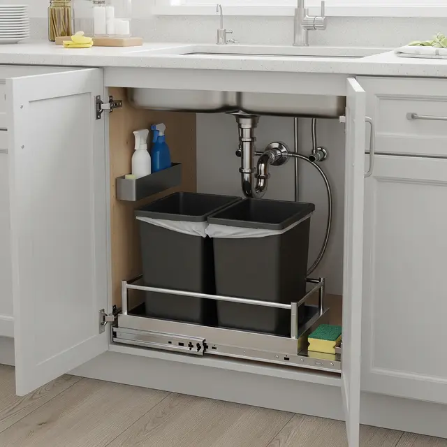 Tempat Sampah Tarik Bawah Sink