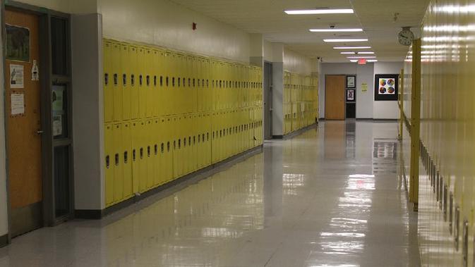 Loker besi yang biasa digunakan pada sekolah-sekolah dan tempat umum lainnya ini ternyata bisa juga menjadi furnitur.