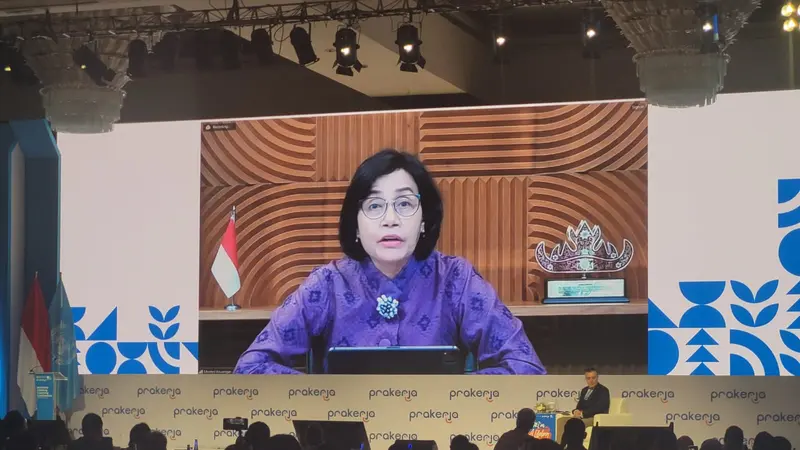 Menteri Keuangan (Menkeu) Sri Mulyani mengatakan anggaran pendidikan 2023 yang dikucurkan dari pembiayaan Anggaran Pendapatan dan Belanja Negara (APBN) sebesar Rp612,2 triliun