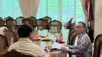Presiden Prabowo Diskusi dengan Wakil Ketua DPR Dasco, Ini yang Dibahas