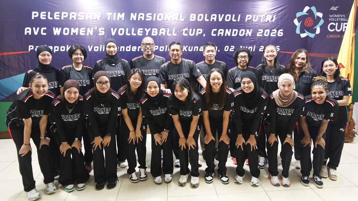 Bidik Empat Besar Piala AVC Putri 2026, Timnas Voli Putri Indonesia Resmi Dilepas