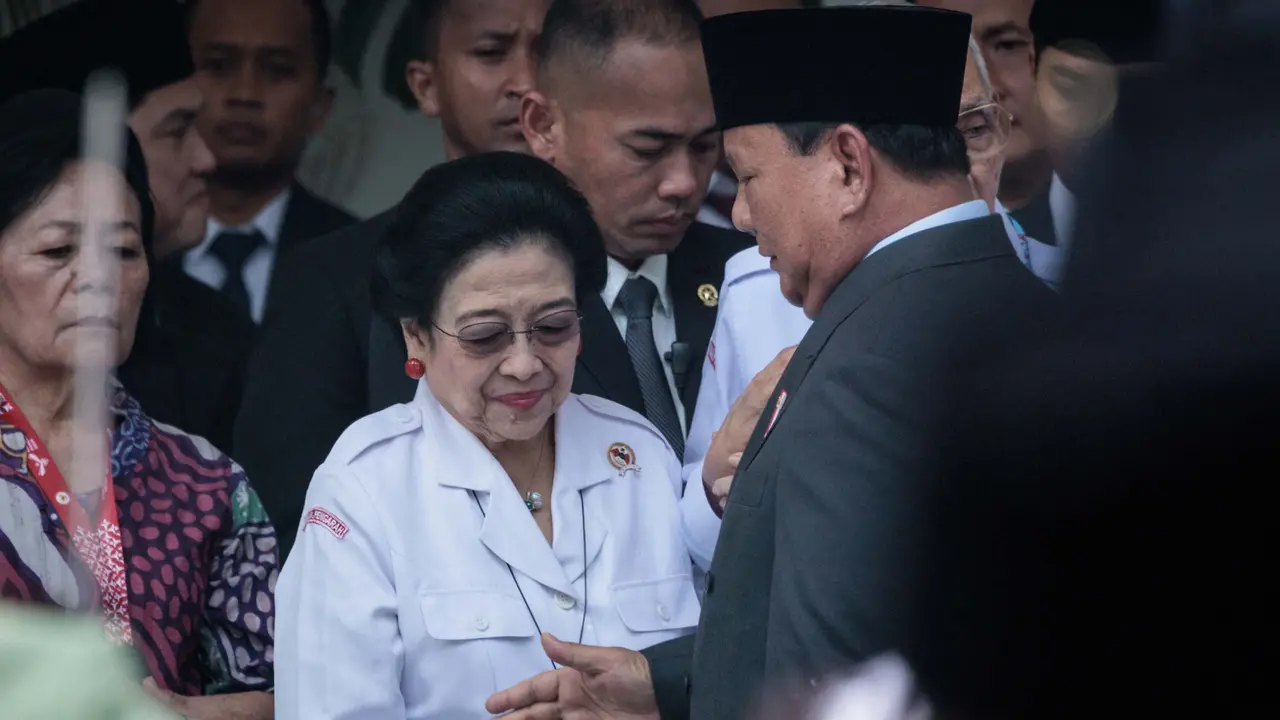 Momen Upacara Peringatan Hari Lahir Pancasila, Prabowo-Gibran Bertemu Megawati