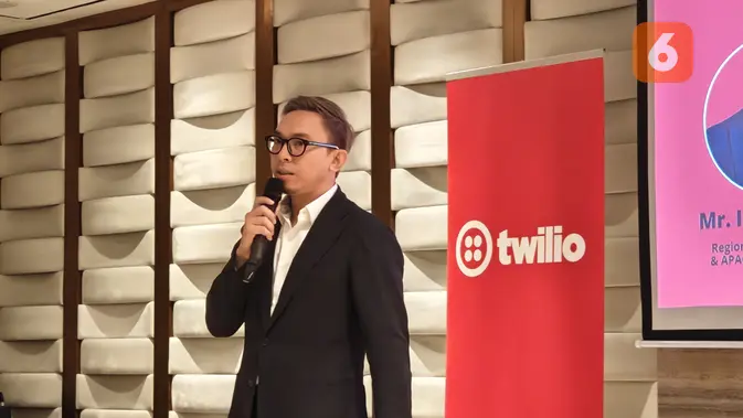 <p>Irfan Ismail, Regional VP, South Asia & APAC, ISV Sales, Twilio. (Liputan6.com/ Yuslianson)</p>
