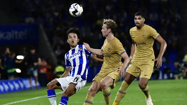 Hasil Real Sociedad vs Barcelona di Liga Spanyol