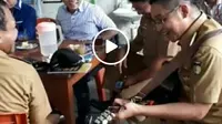 Rekaman video Pasha Ungu ramai di media sosial (Liputan6.com / Apriawan)