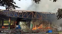 Kebakaran Masjid JIEP Jayakarta, Cakung, Jakarta Timur. (Istimewa)