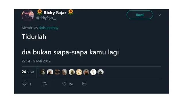 Nasehat Netizen Agar Segera Tidur Saat Cinta Tak Berbalas