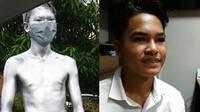 Cerita Saril Manusia Silver, Balikkan Nasib dari Lampu Merah hingga Ditawari Kerja di Hotel (Tangkapan Layar TikTok/wiwiekhermaida503)