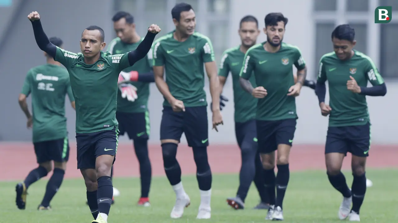 Piala AFF 2018 : Latihan Timnas Indonesia
