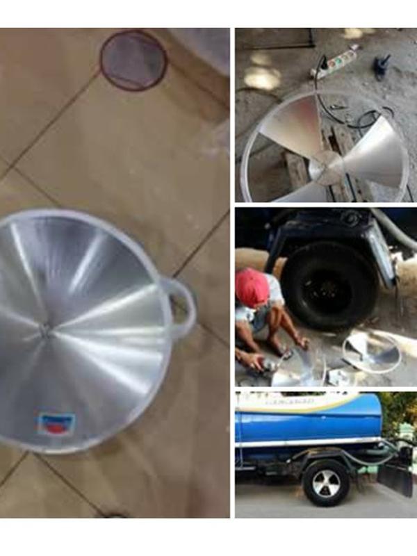 Modifikasi Kendaraan dengan Perabotan Rumah Tangga Ini Bikin Geleng-geleng (sumber:1cak.com)