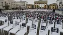 Serangan Hamas tersebut memicu agresi militer Israel di seluruh wilayah Gaza, Palestina yang berlangsung hingga sekarang. (AP Photo/Markus Schreiber)