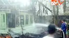 Rumah milik Mamad, warga Kelurahan Pakuwon, Garut, Jabar, hangus terbakar gara-gara petasan yang dimainkan anak-anak. Tak ada korban jiwa dalam musibah itu. 