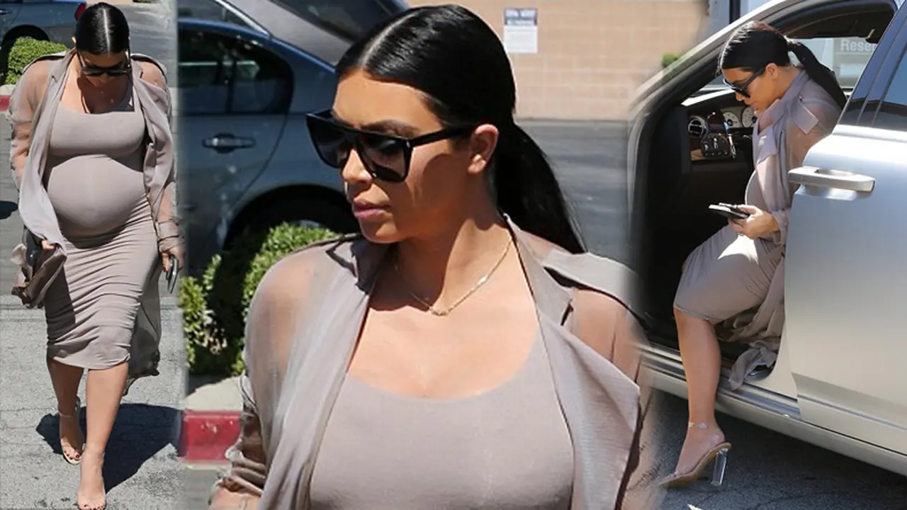 Tak Bisa Menahan Bobot Tubuh Kim Kardashian, Sepatu Kaca Miring