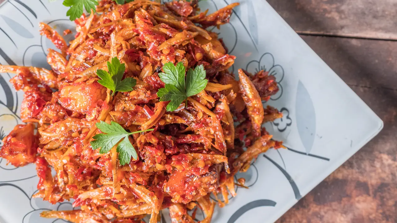 Teri Basah Sambal Tomat