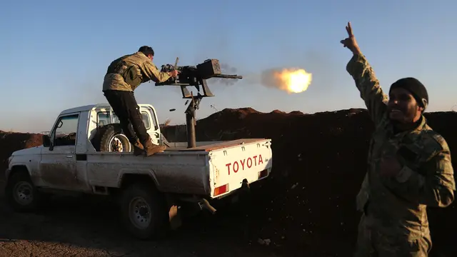 Turki Serang Markas Militan Kurdi di Suriah