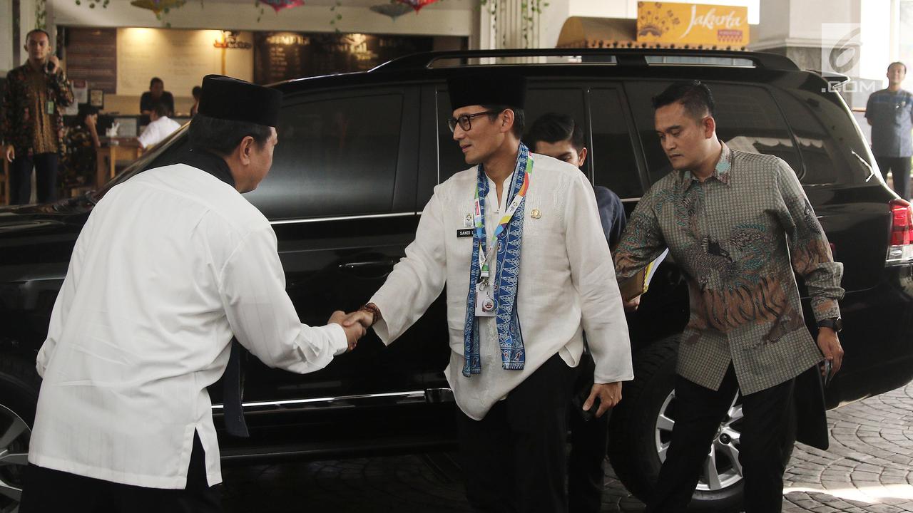 Sandiaga Uno Serahkan Surat Pengunduran Diri
