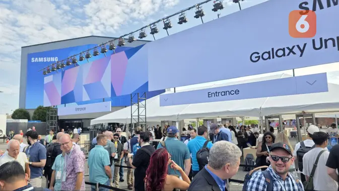 <p>Suasana di Galaxy Unpacked 2025 di Brooklyn, New York, Amerika Serikat. (Liputan6.com/ Agustinus Mario Damar)</p>