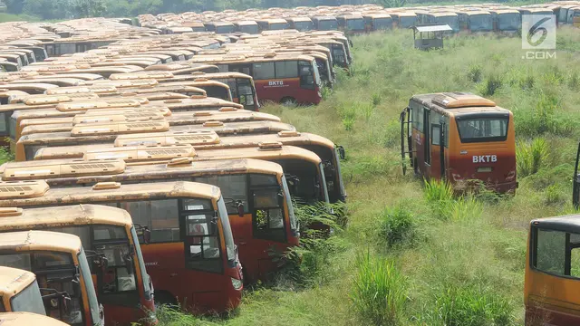 Begini Penampakan Kuburan Bus Transjakarta di Bogor