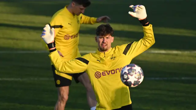 Latihan Borussia Dortmund Jelang vs Chelsea