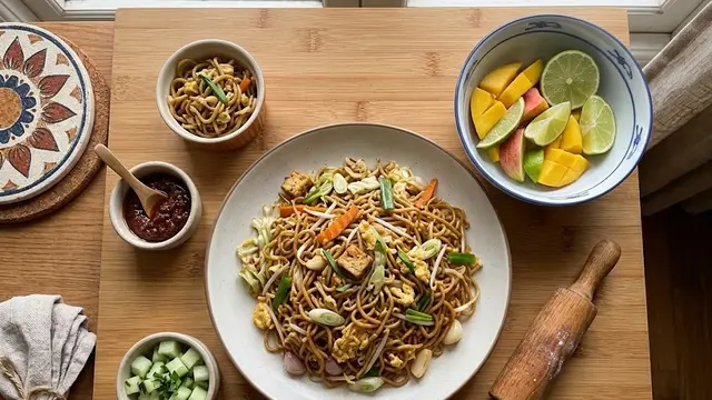 Mie Goreng Homemade Pakai Oatmeal