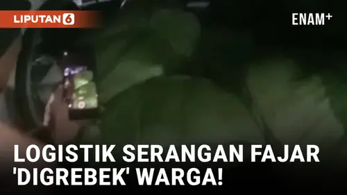 VIDEO: Diduga Bakal Jadi Serangan Fajar, Mobil Sembako Dicegat Warga