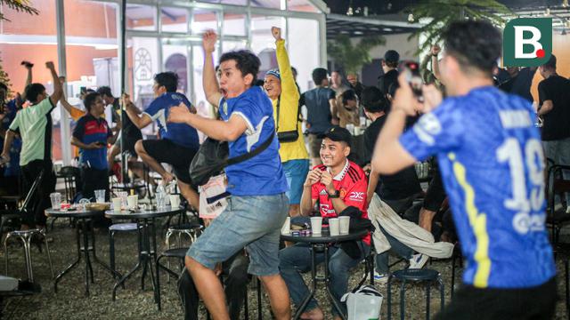 Foto: Sahur Geregetan Bareng CISC di Roaring Night Liga Inggris Chelsea Vs MU