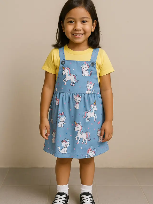 Baju Anak Perempuan Umur 7 Tahun Terbaru (Foto: ChatGPT)