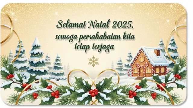Ucapan Natal untuk Menjaga Persahabatan di Tahun 2025