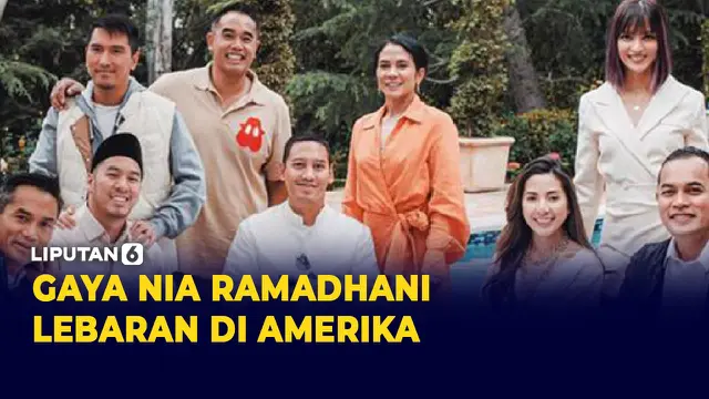 Nia Ramadhani Lebaran di Amerika