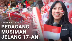 Pedagang Musiman Jelang 17-an