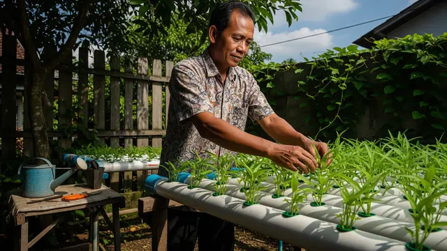 Merawat Kangkung Hidroponik Anti Layu