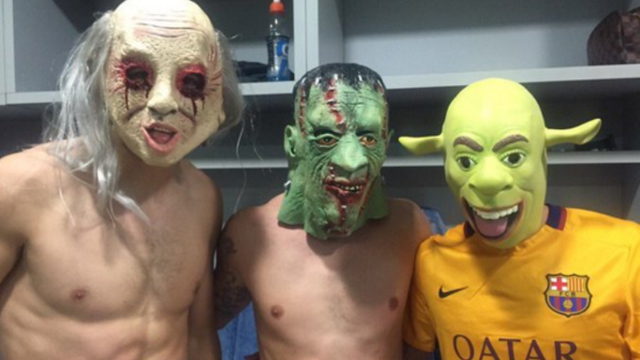 Barcelona Rayakan Halloween