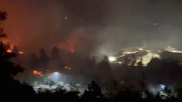Kebakaran Hutan di Toraja, Api Nyaris Masuk ke Sekolah Rakyat dan Bandara